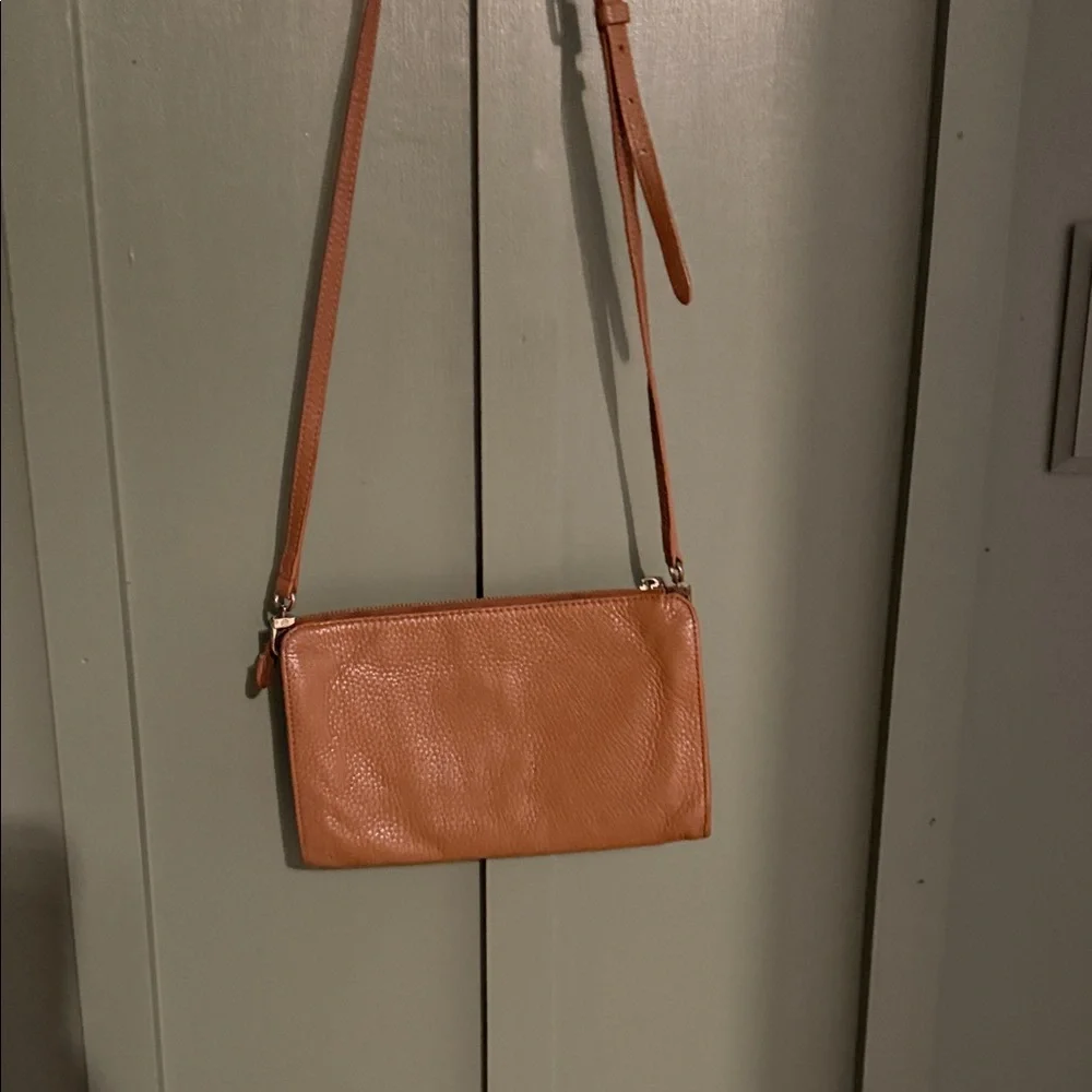 Tory Burch Brown Leather Crossbody Bag - Picture 3 of 4
